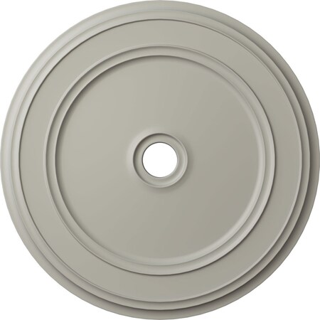 Classic Ceiling Medallion (Fits Canopies up to 5 1/2"), 41 1/8"OD x 4"ID x 2 1/8"P, Pot of Cream